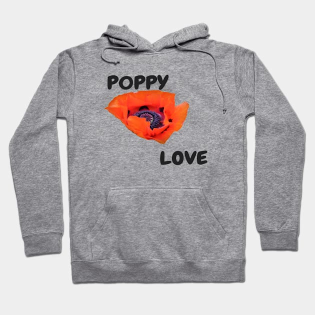 Poppy Love Too Hoodie by DeniseMorgan